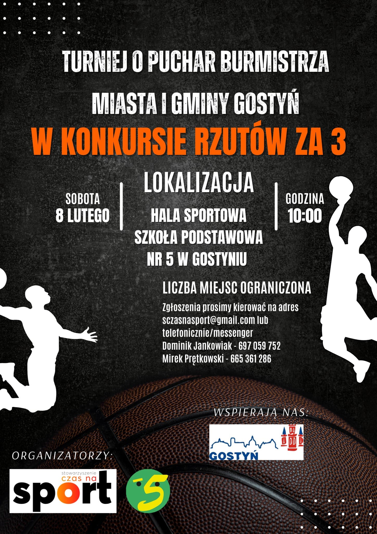 Turniej o Puchar Burmistrza Miasta i Gminy Gostyń w Konkursie Rzutów za 3