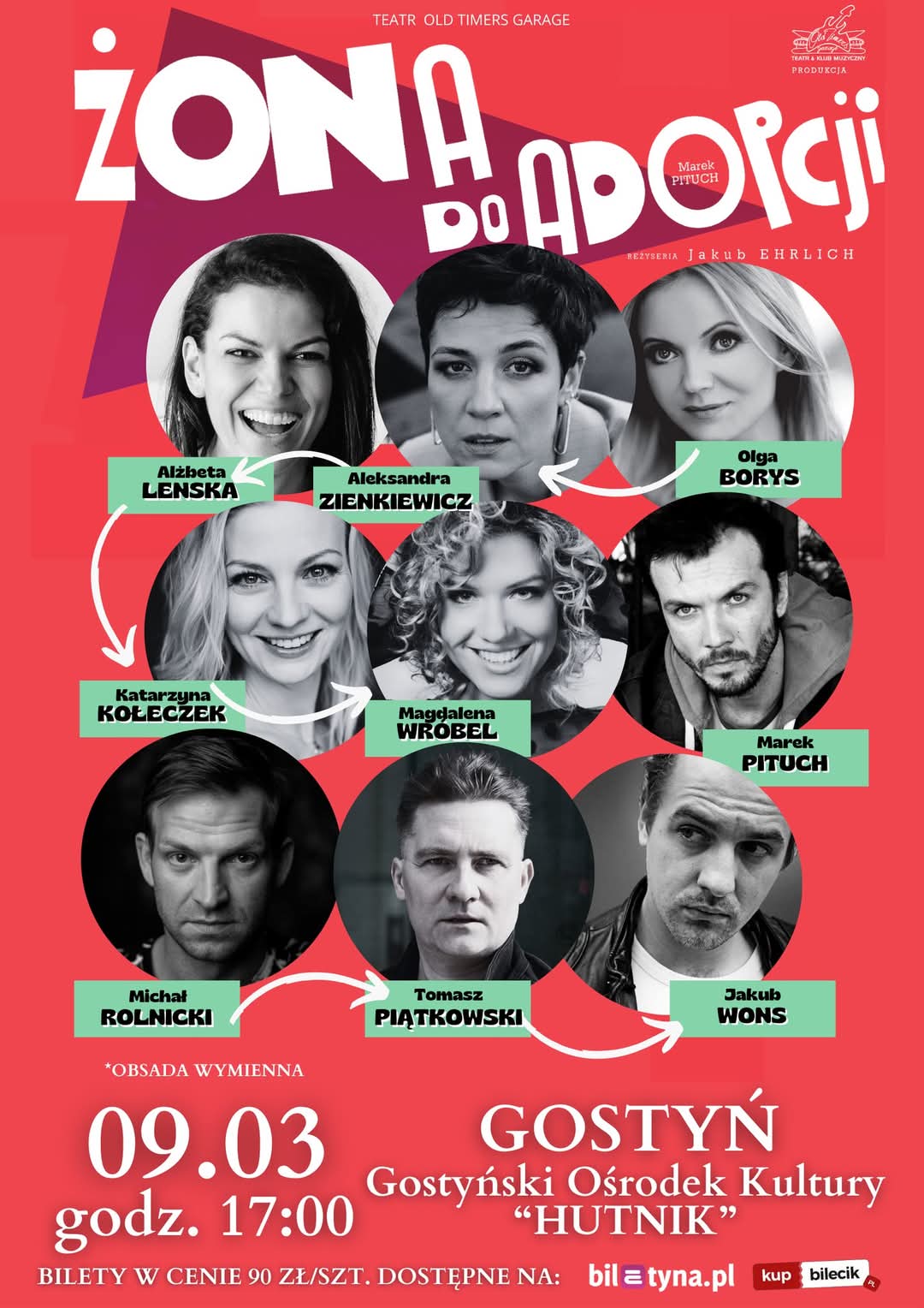 GOSTYŃ / Żona do adopcji – spektakl komediowy